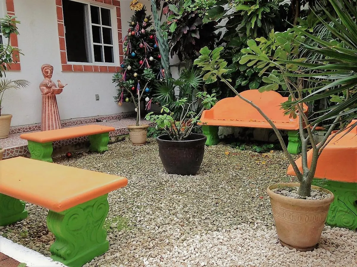 Apartmán Hotel Casa De Las Ranas Puerto Morelos Mexiko