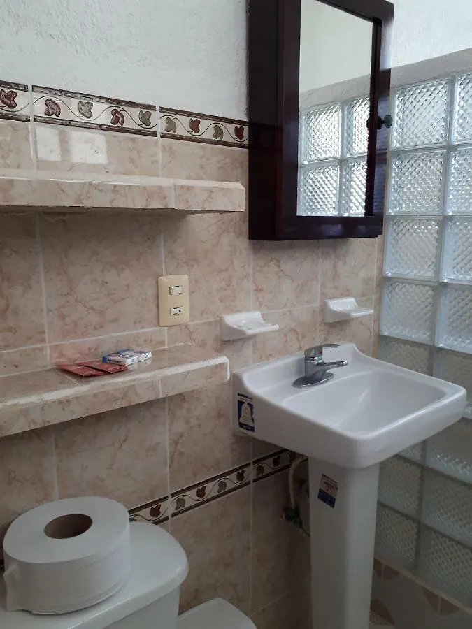 Apartmán Hotel Casa De Las Ranas Puerto Morelos Mexiko